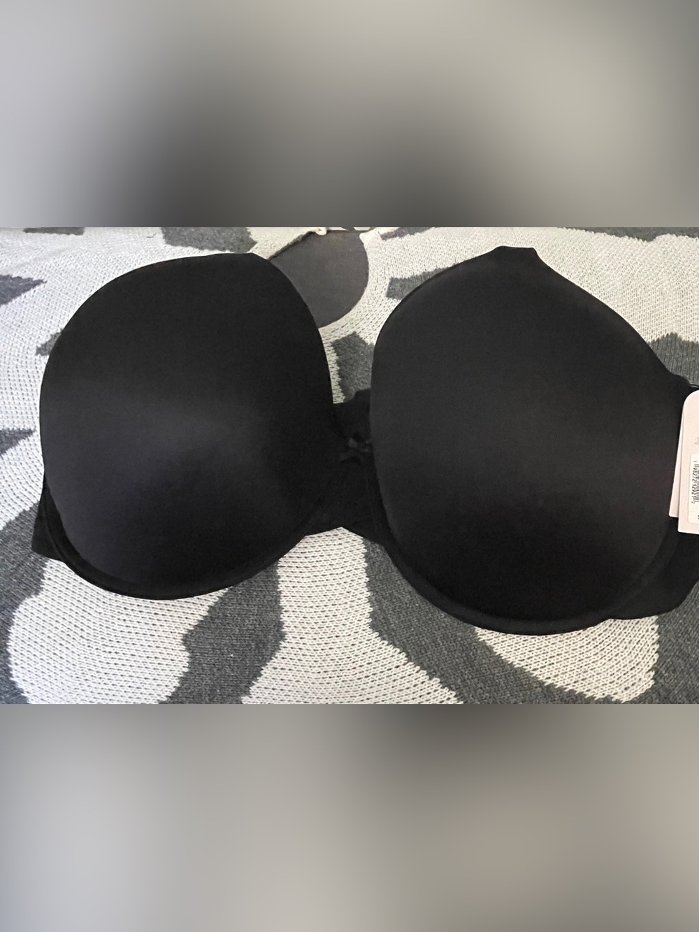 One Set of two Ambrielle Black Smooth Molded T-Shirt Bra
